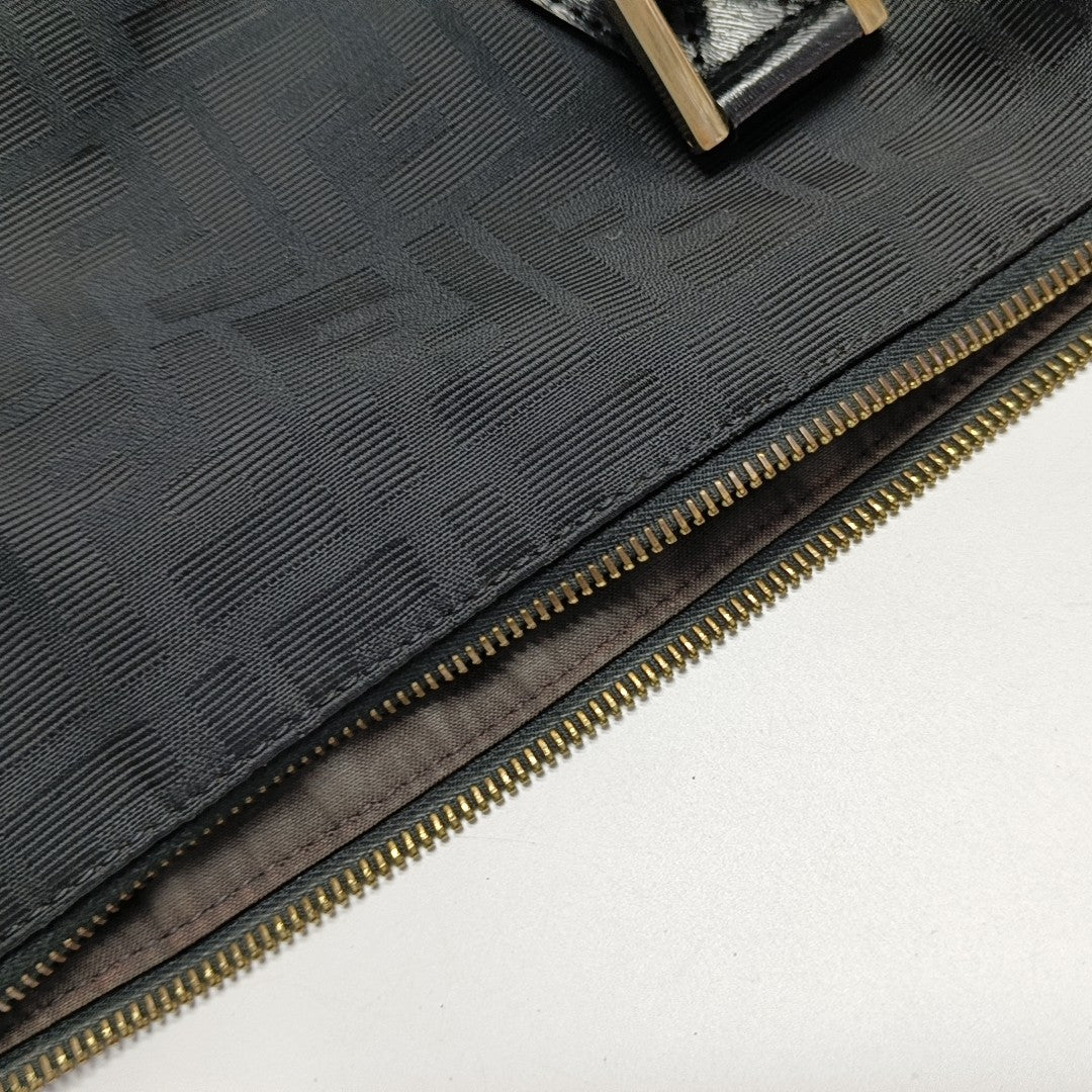 Canvas Top Handle Bag Black