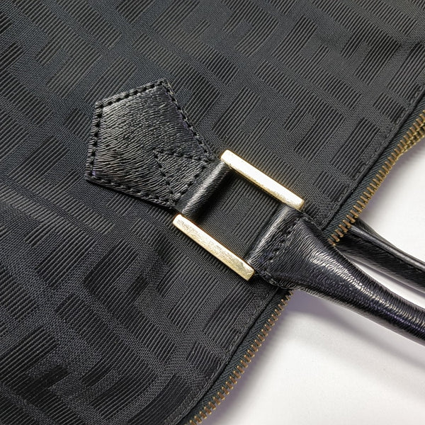Canvas Top Handle Bag Black