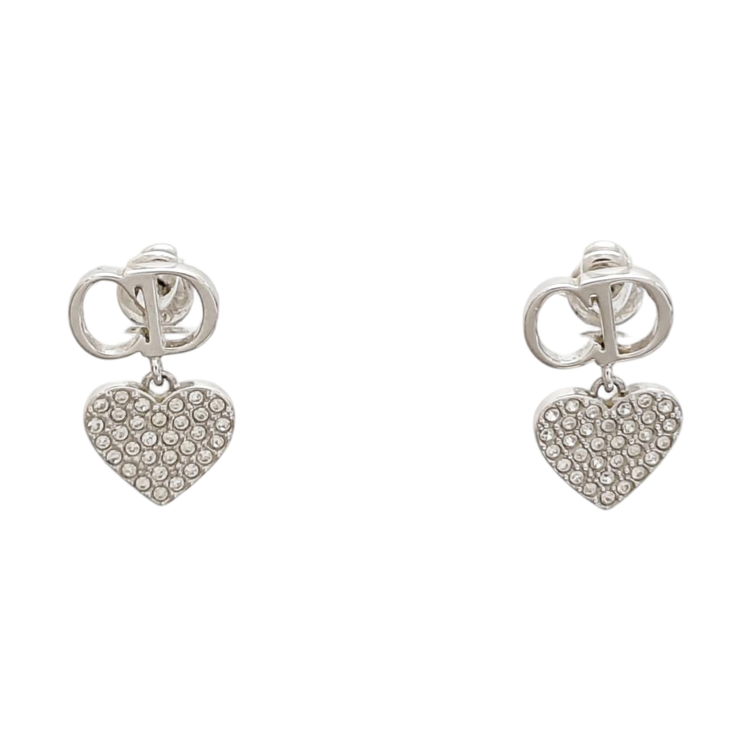 Authenticated pre-owned  Clair D Lune Silver-tone Metal Silver Earring - Earrings at Looply