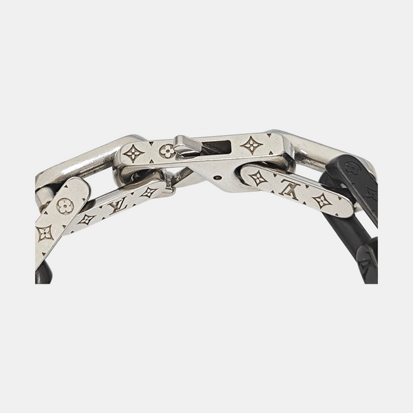 Authenticated pre-owned  Monogram Chain Silver-tone Metal Bracelet - Bracelet at Looply