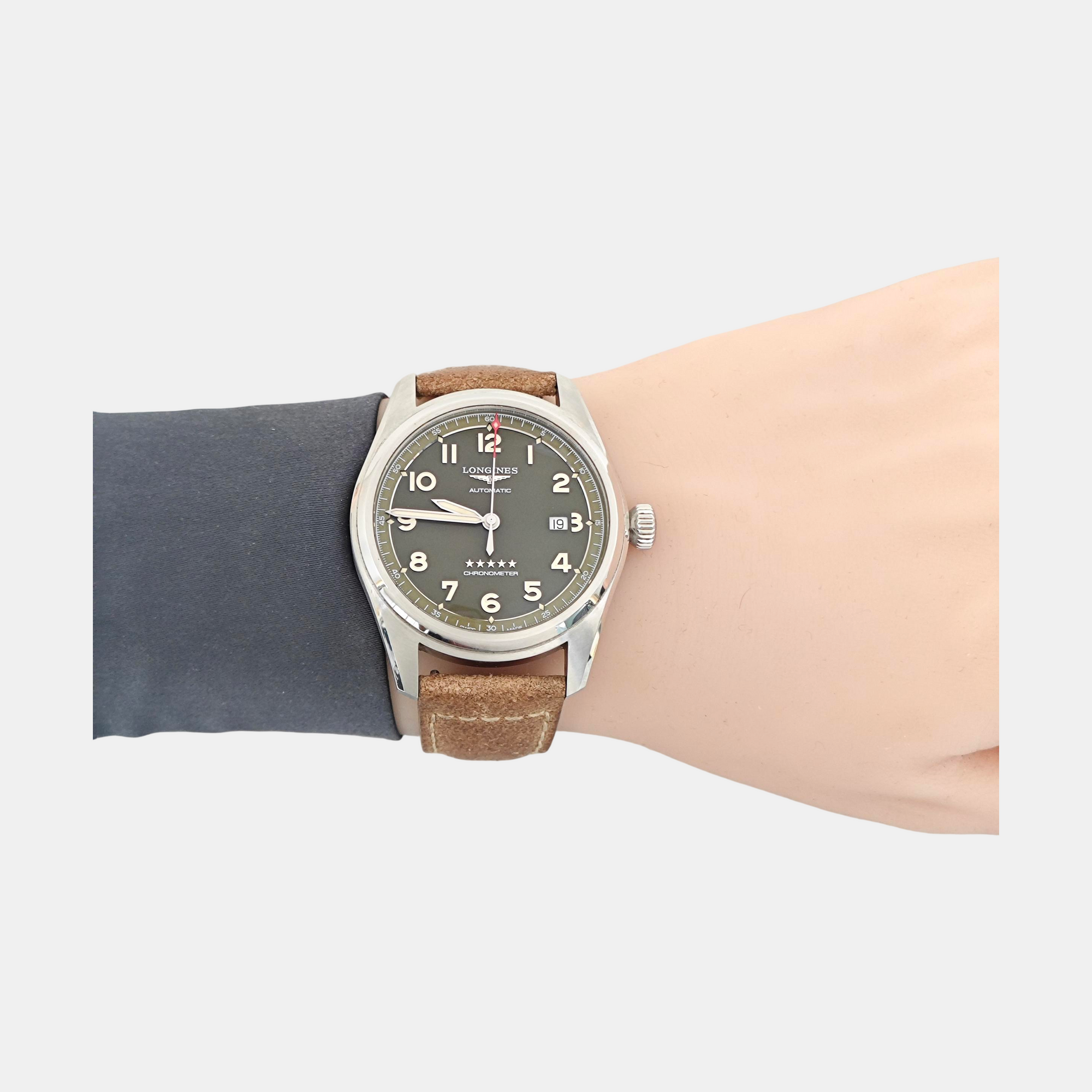 Spirit 42mm Green Automatic Watch