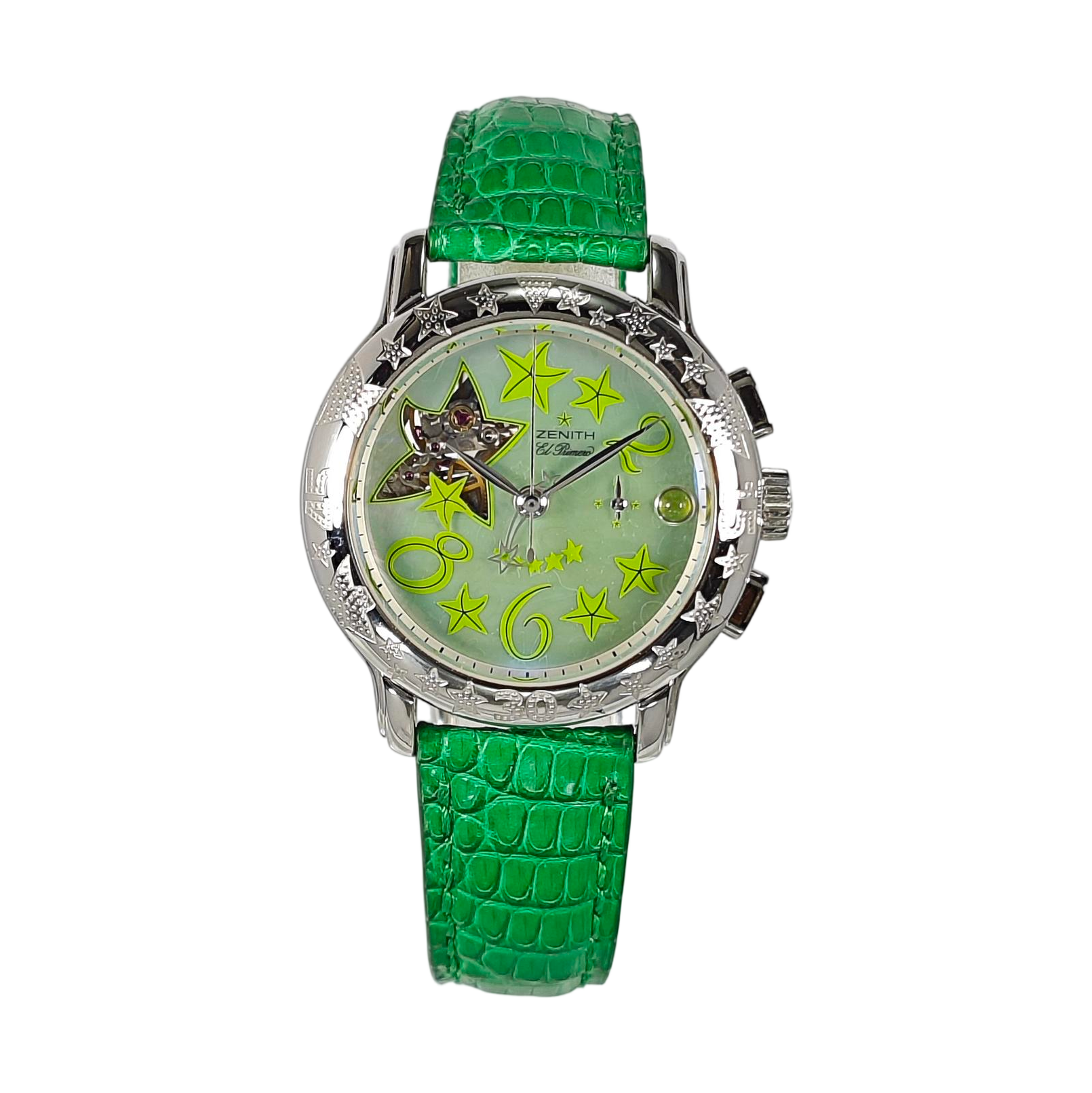 37.5mm Green Automatic Watch