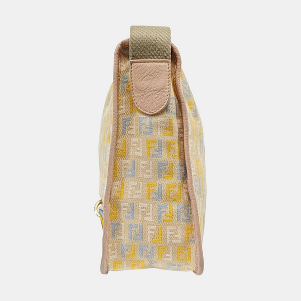 Canvas Crossbody Bag Beige
