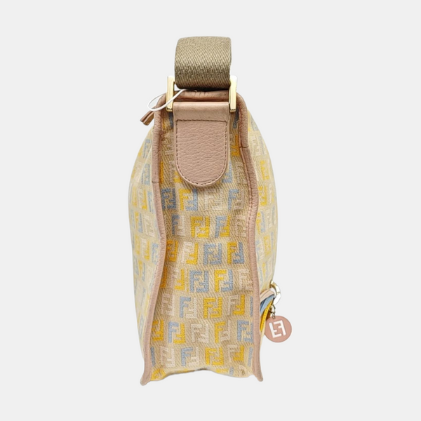 Canvas Crossbody Bag Beige