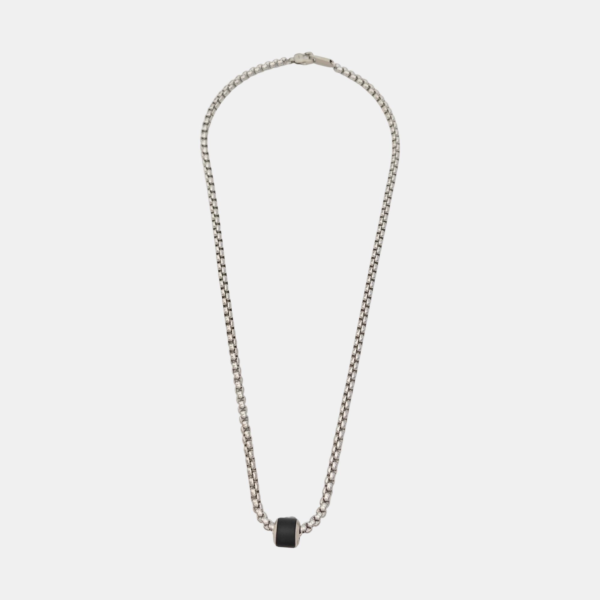 Authenticated pre-owned  Stainless Steel Silver Necklace - Necklace at Looply