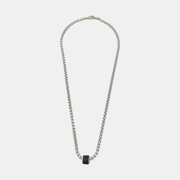 Authenticated pre-owned  Stainless Steel Silver Necklace - Necklace at Looply