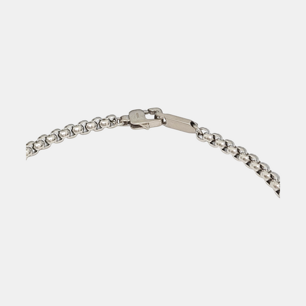 Authenticated pre-owned  Stainless Steel Silver Necklace - Necklace at Looply