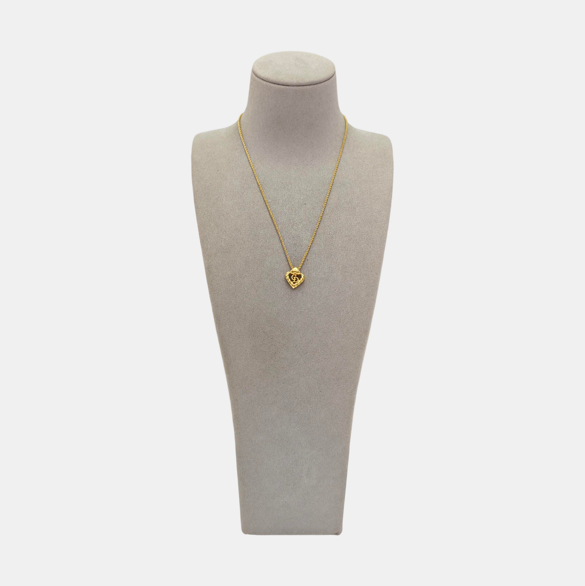 Authenticated pre-owned  Petit CD Gold-tone Metal Necklace - Necklace at Looply