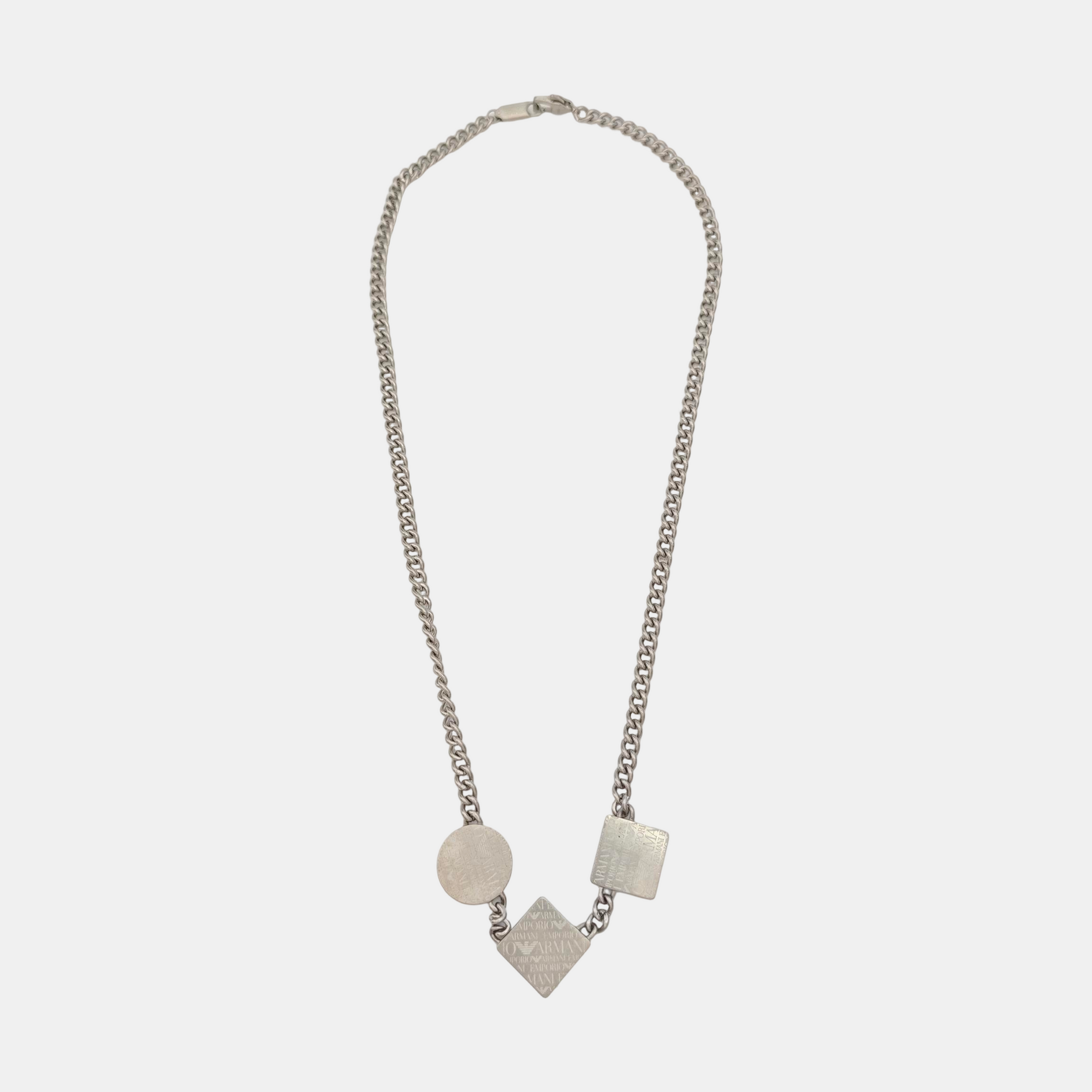 Authenticated pre-owned  Stainless Steel Silver Necklace - Necklace at Looply