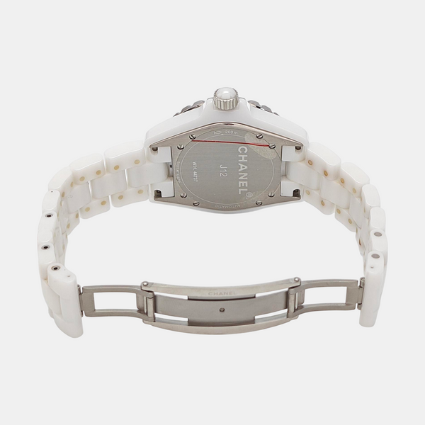 J12 38mm White Automatic Watch