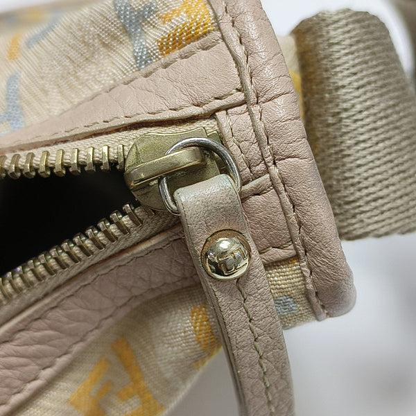 Canvas Crossbody Bag Beige
