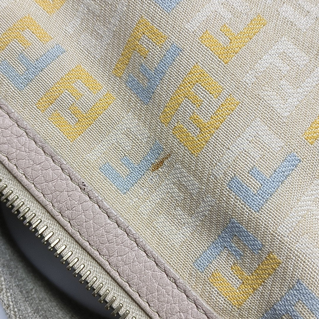 Canvas Crossbody Bag Beige