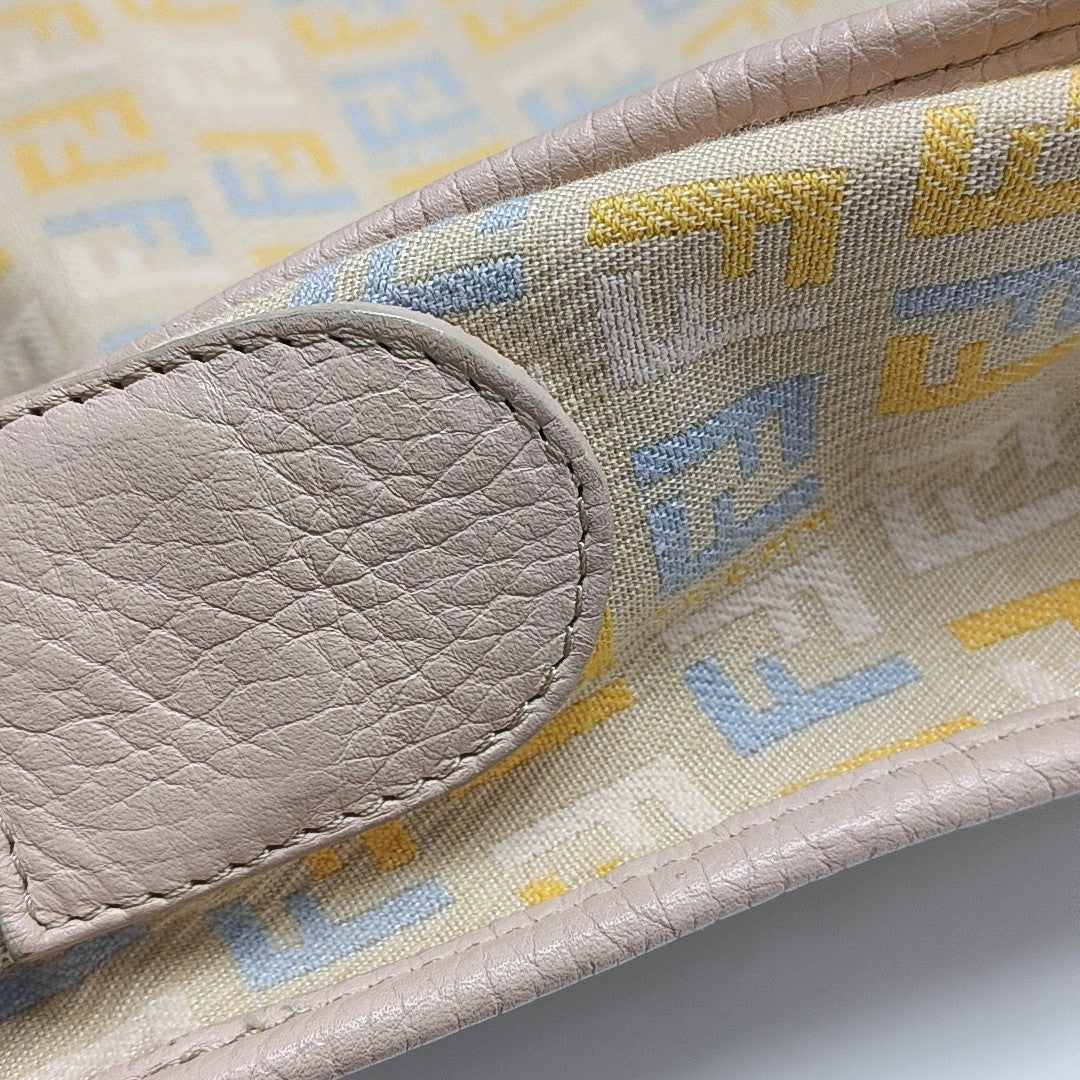 Canvas Crossbody Bag Beige