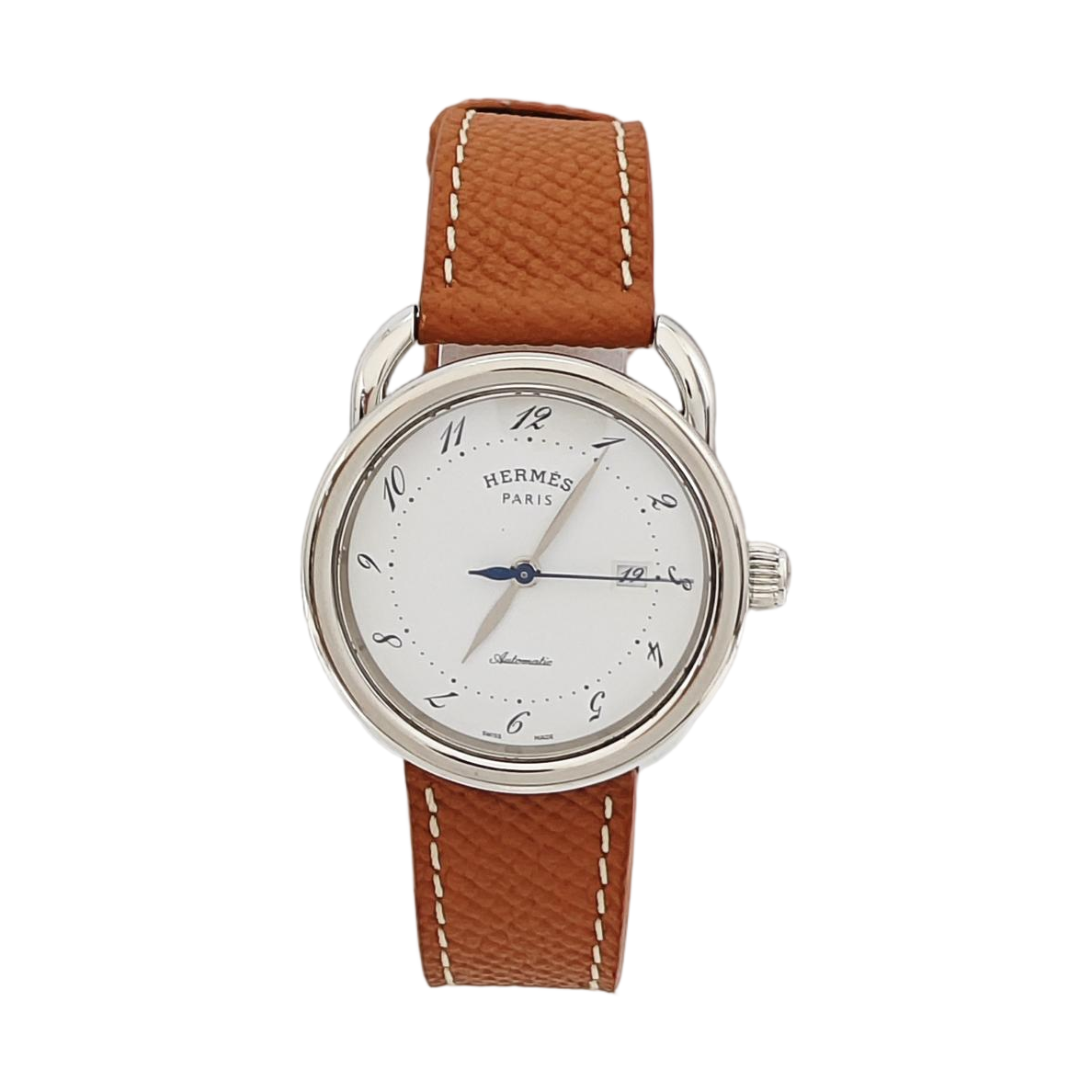 Arceau 32mm White Automatic Watch