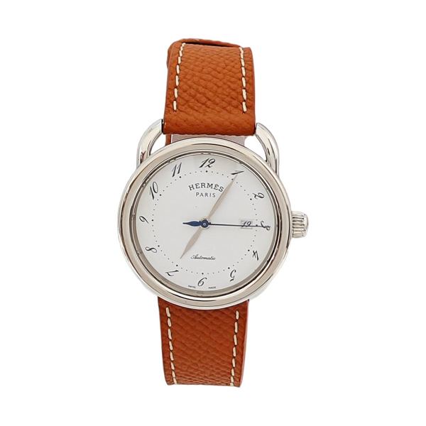 Arceau 32mm White Automatic Watch