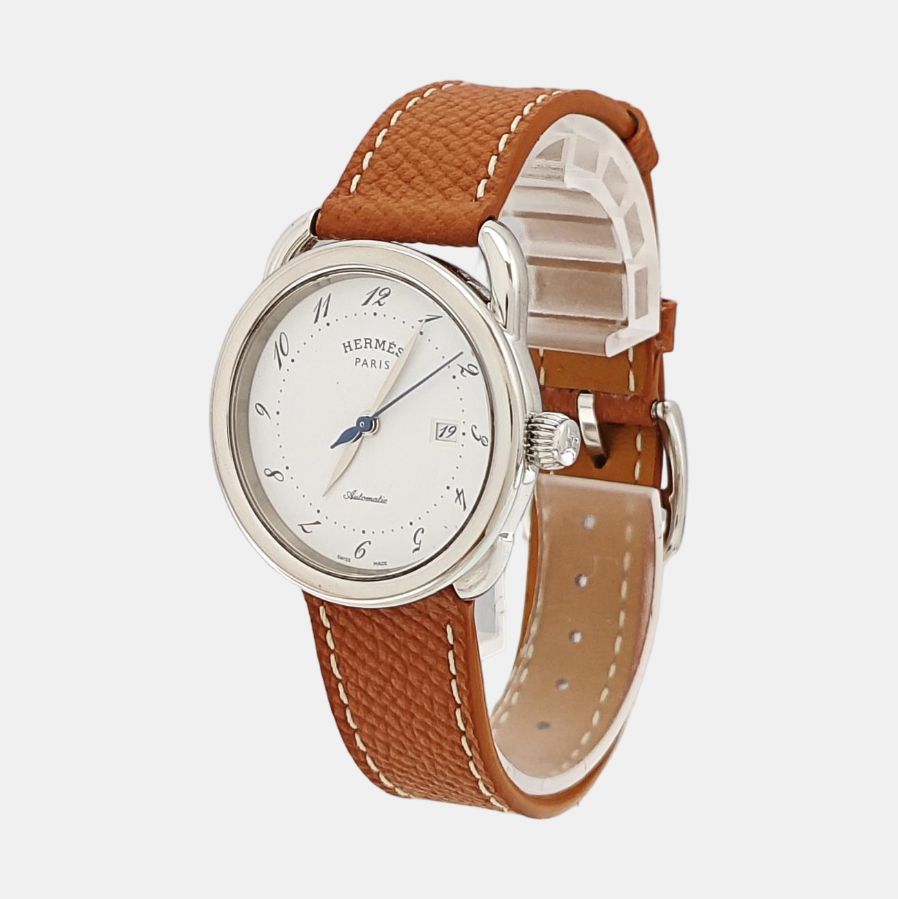 Arceau 32mm White Automatic Watch