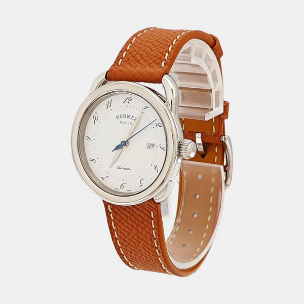 Arceau 32mm White Automatic Watch