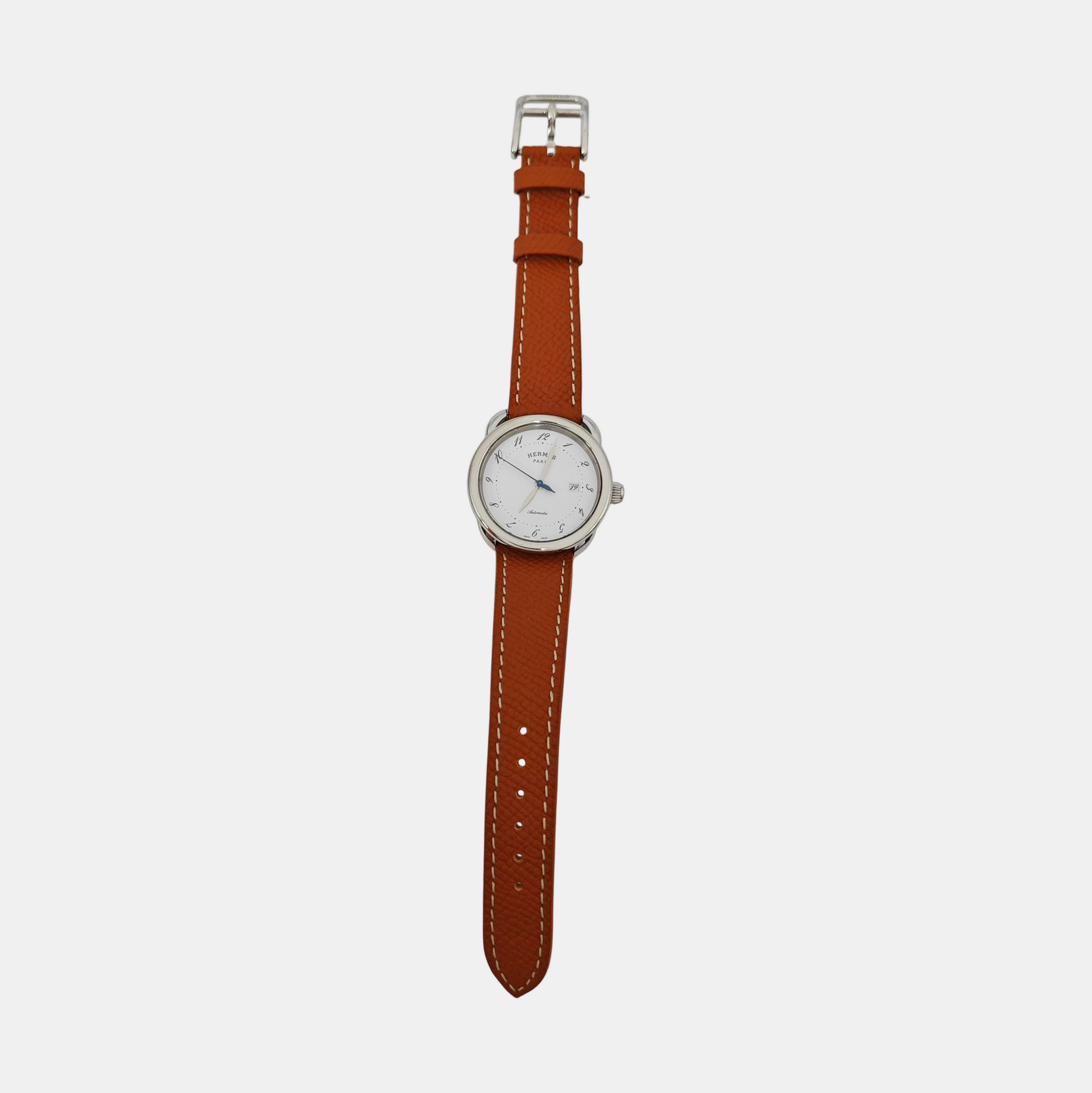 Arceau 32mm White Automatic Watch