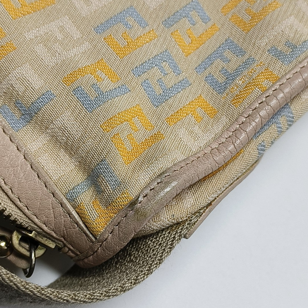 Canvas Crossbody Bag Beige