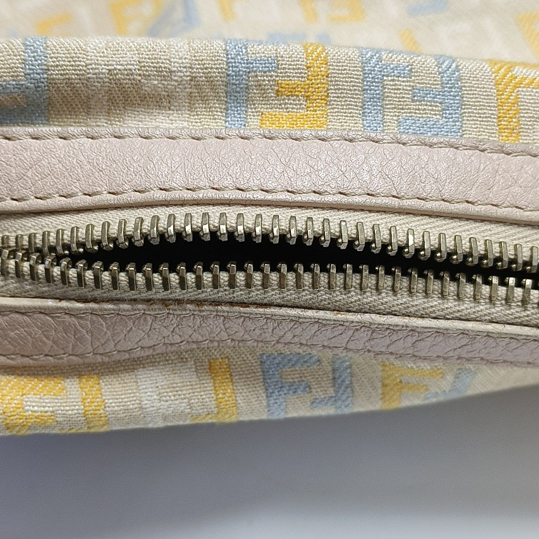Canvas Crossbody Bag Beige
