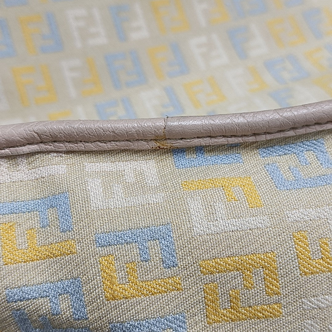 Canvas Crossbody Bag Beige