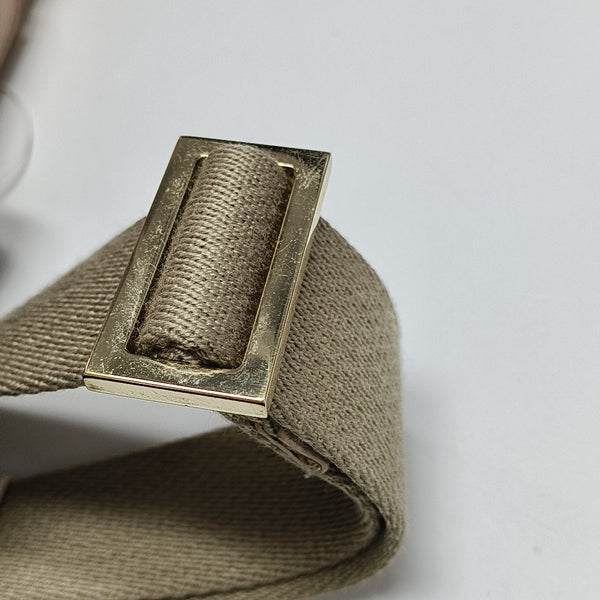 Canvas Crossbody Bag Beige
