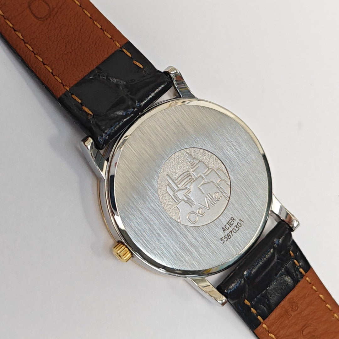33mm White Quartz Watch