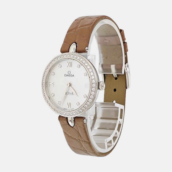 DE VILLE 27.4mm White Quartz Watch