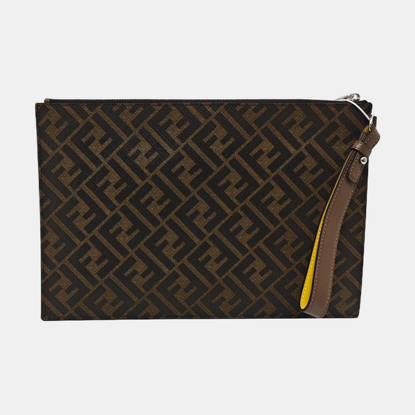 Bolso de lona marrón