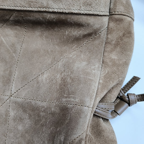 JAMIE SHOPPING Small Quilted Suede Brown