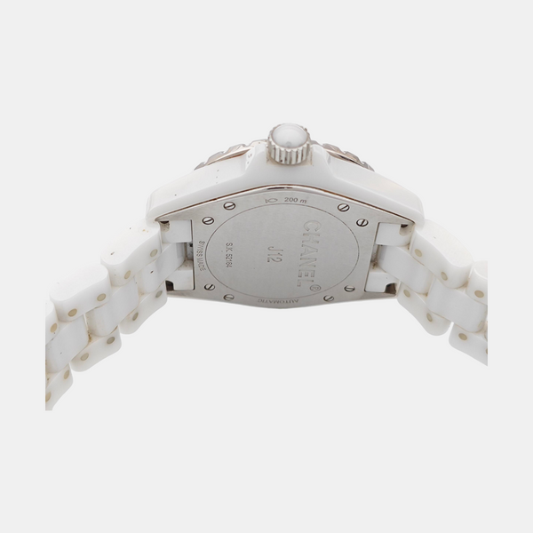 39mm White Automatic Watch