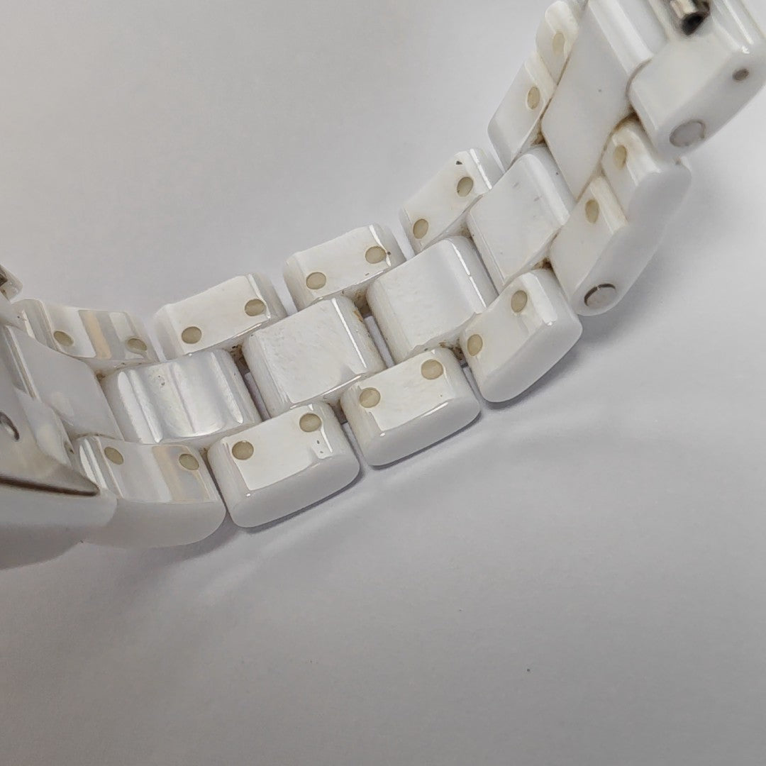 39mm White Automatic Watch