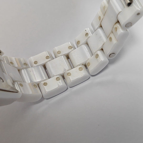 39mm White Automatic Watch