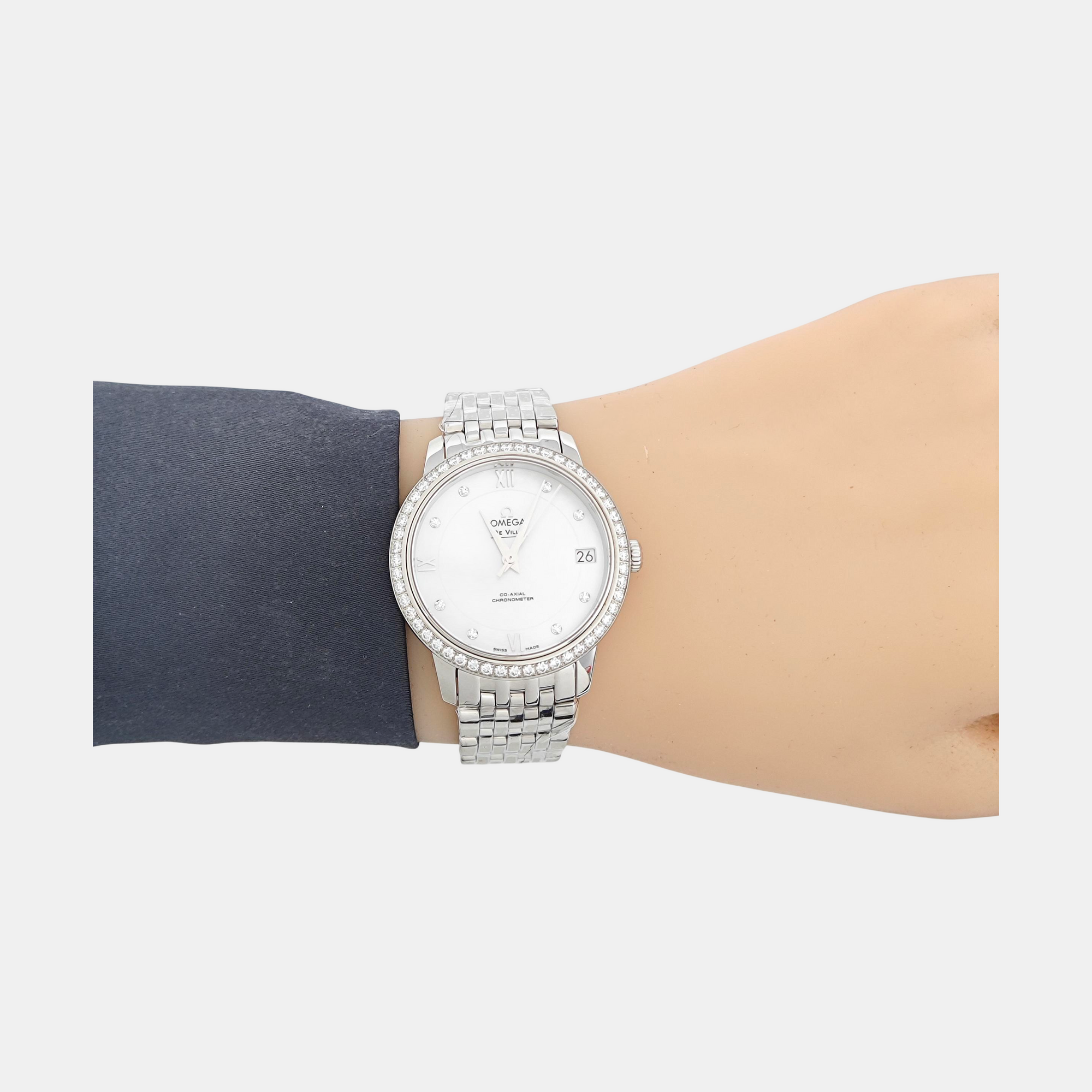 De Ville 32.7mm White Automatic Watch