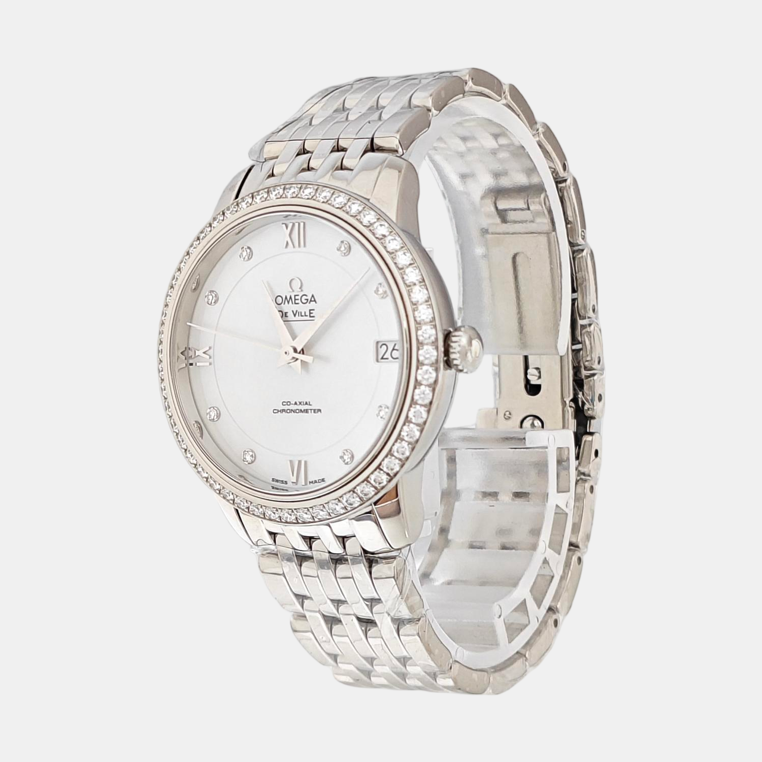 De Ville 32.7mm White Automatic Watch