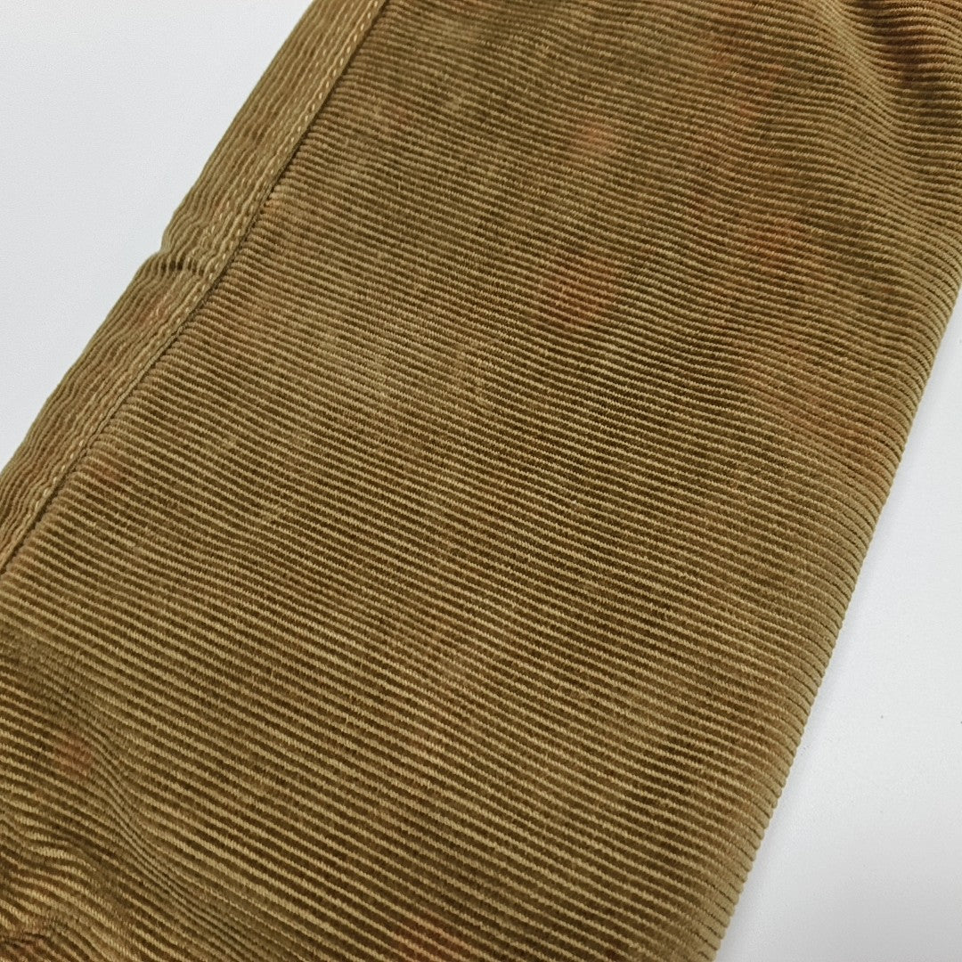 Bolso de mano de pana beige