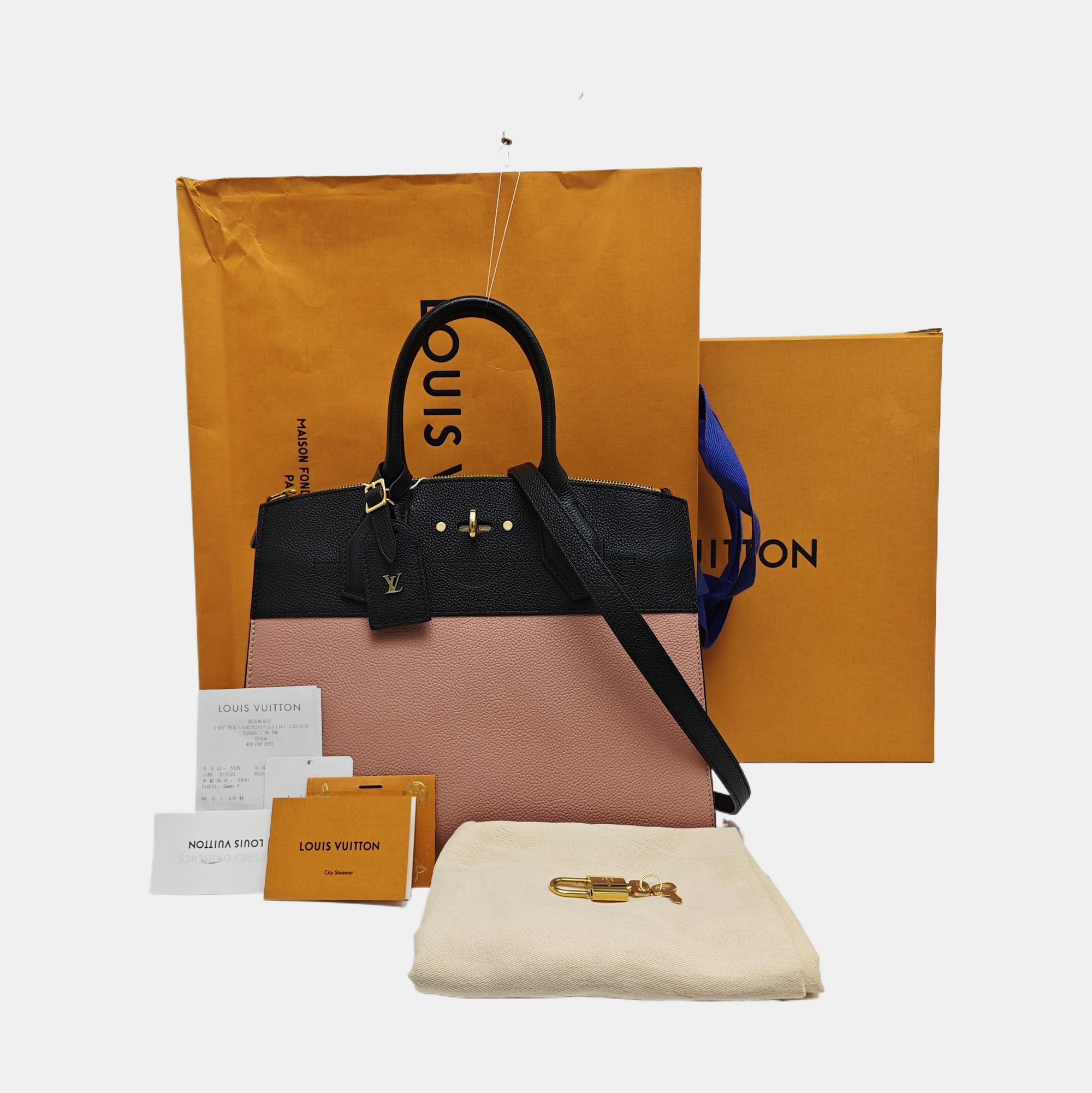 CITY STEAMER MM Calfskin Pink