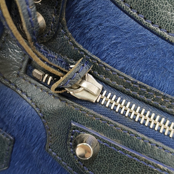 Classic City Mini Horsehair Blue