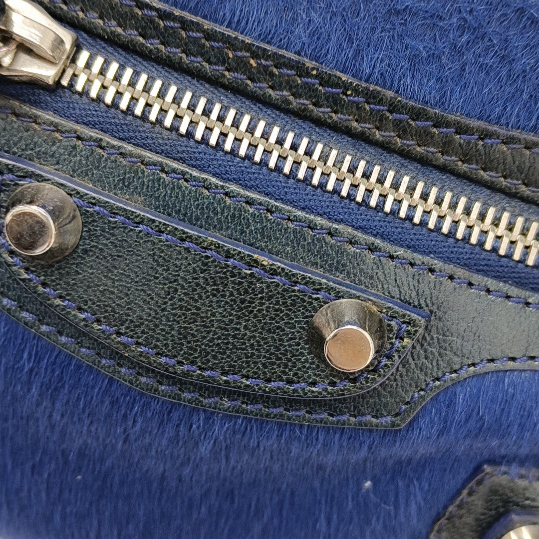 Classic City Mini Horsehair Blue