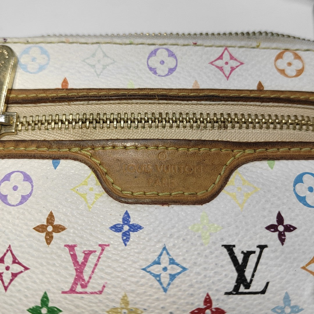 Monogram Coated Canvas White