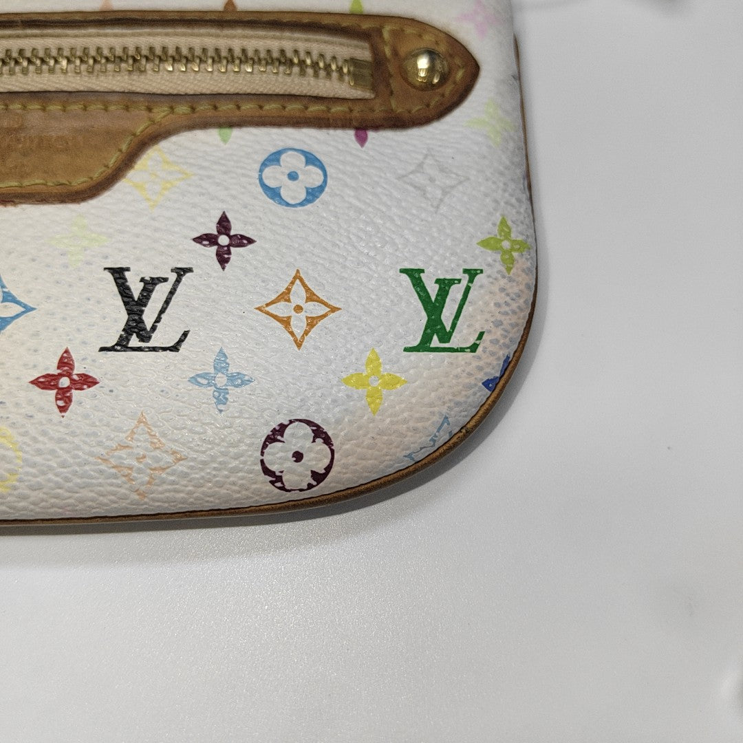 Monogram Coated Canvas White