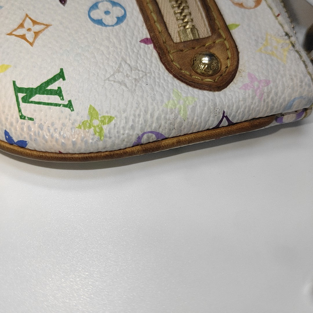 Monogram Coated Canvas White