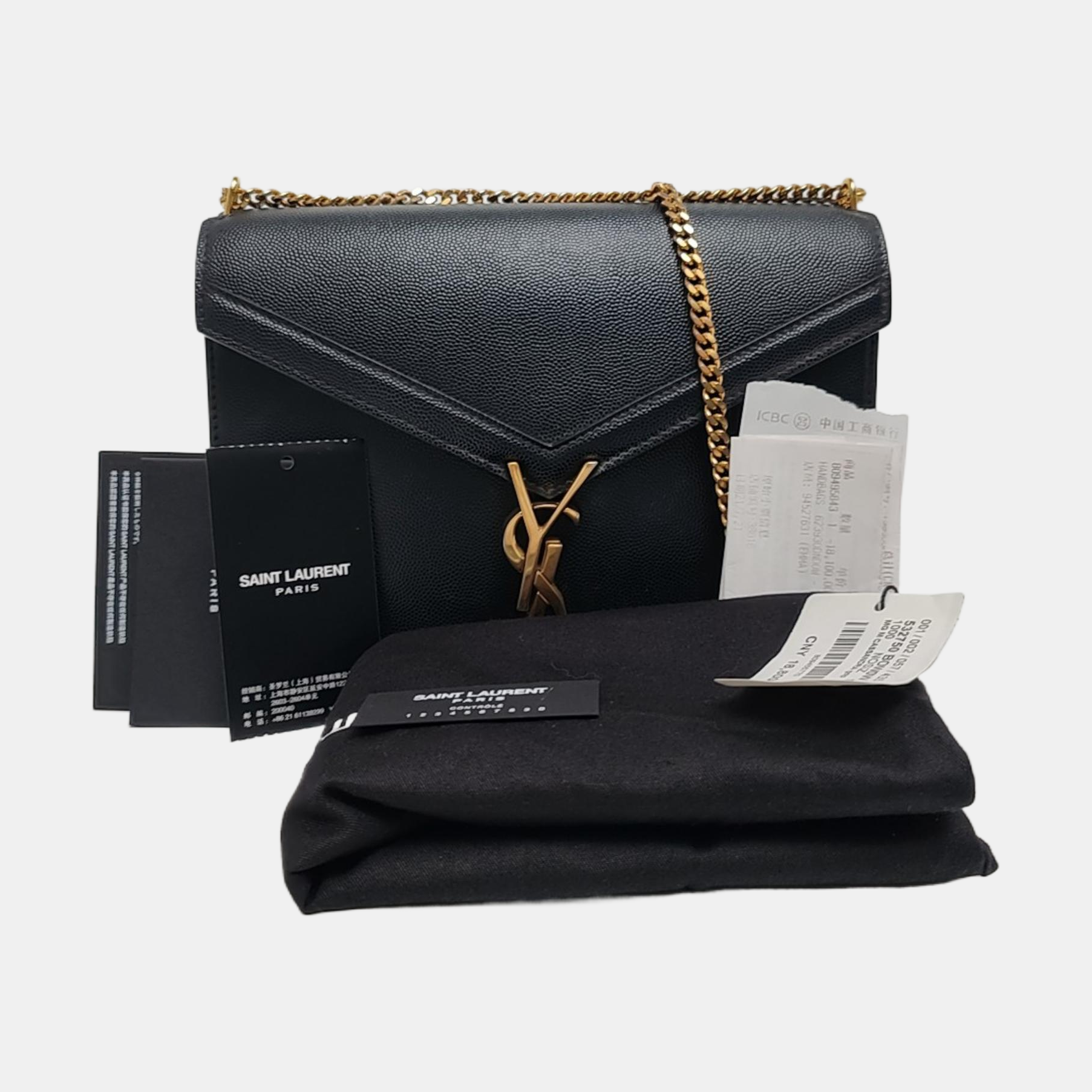 CASSANDRA Calfskin Black