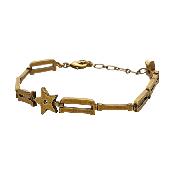 Authenticated pre-owned  J'ADIOR Logo Gold-Tone Metal Bracelet - Bracelet at Looply
