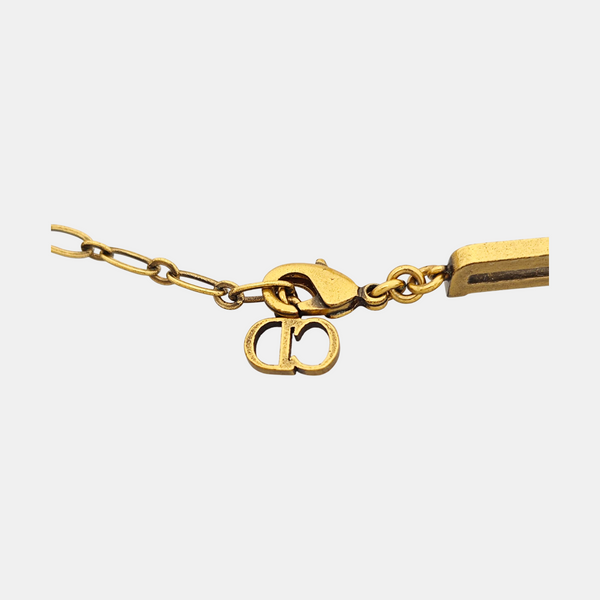 Authenticated pre-owned  J'ADIOR Logo Gold-Tone Metal Bracelet - Bracelet at Looply