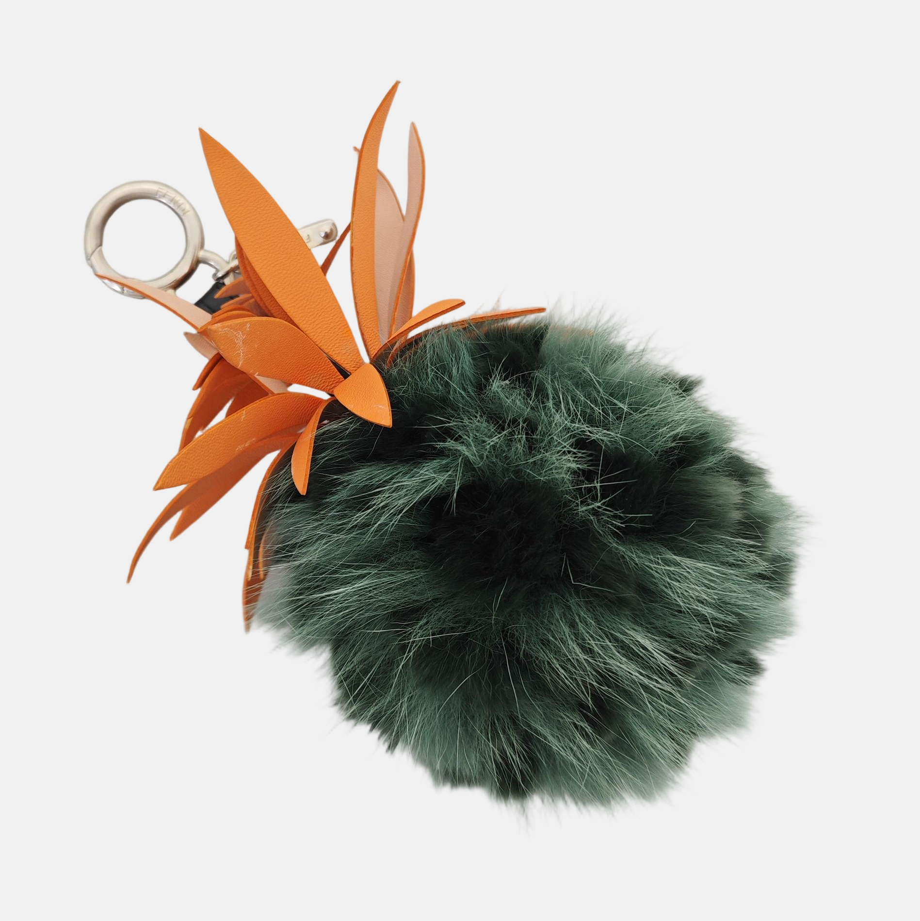 Authenticated pre-owned  Fabric Green Bag Charm - Bag Charm at Looply