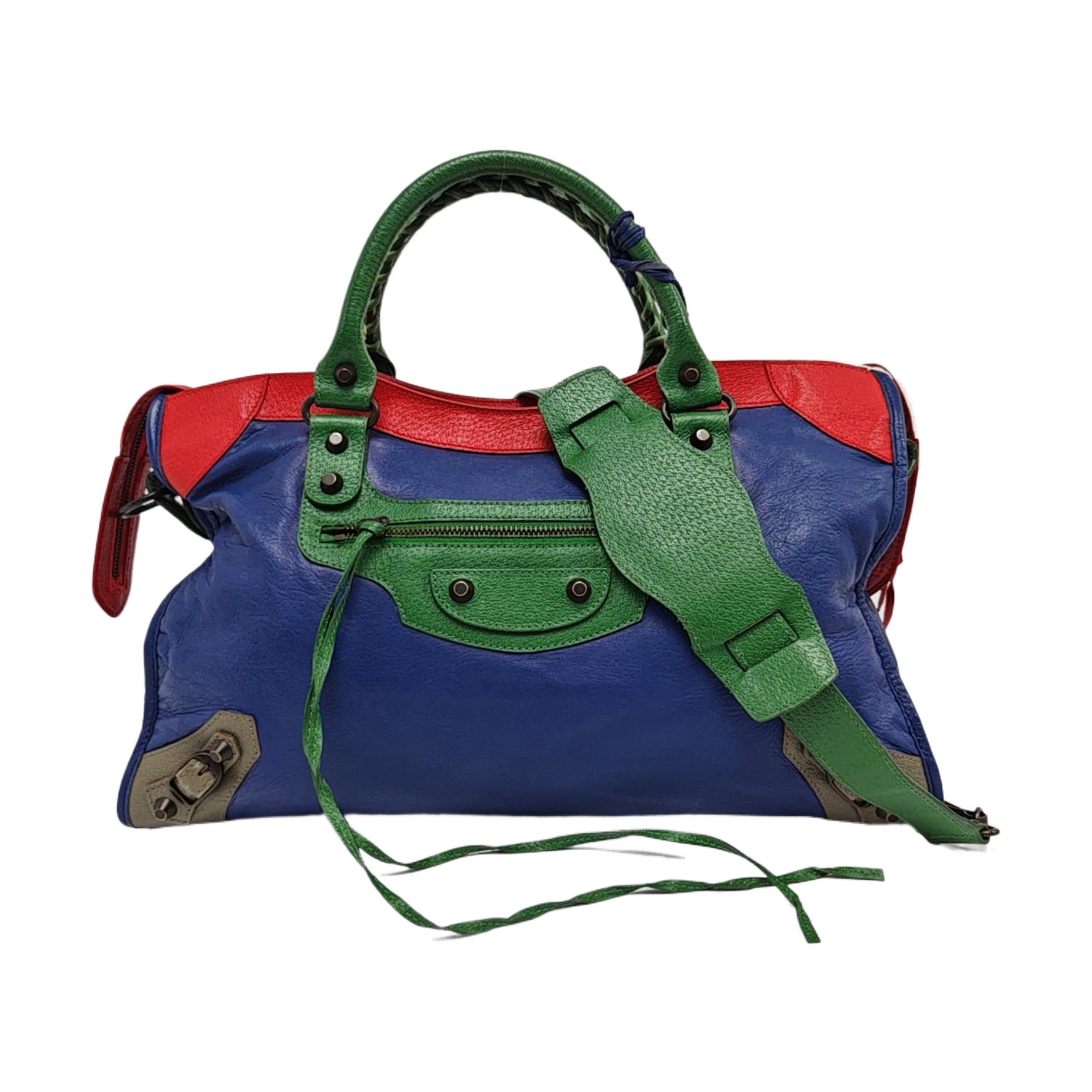 Classic City Medium Lambskin Blue