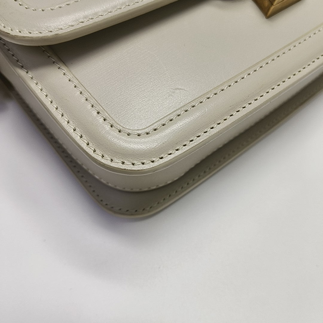 SOLFERINO Small Calfskin White