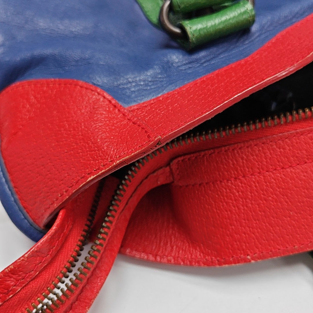 Classic City Medium Lambskin Blue