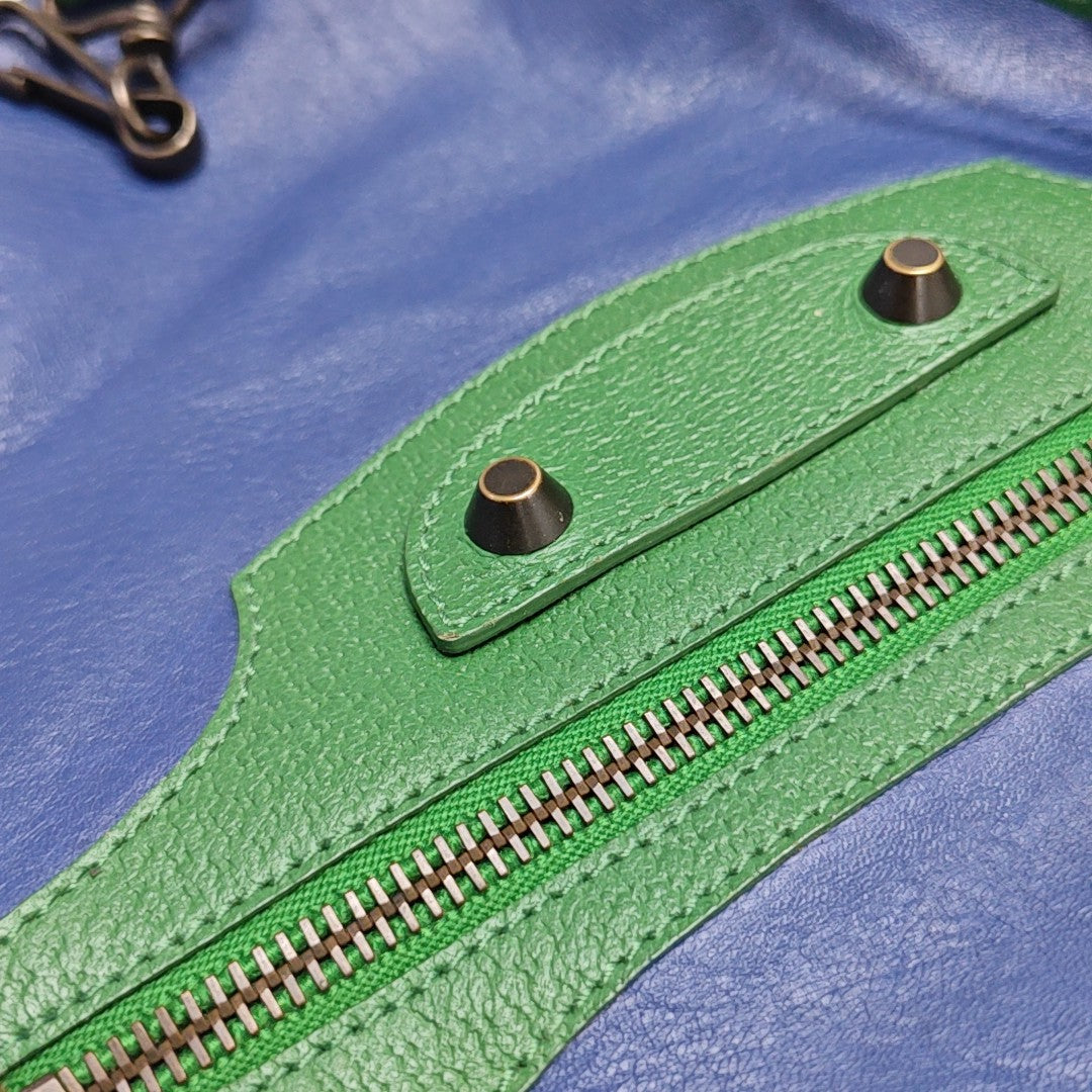Classic City Medium Lambskin Blue